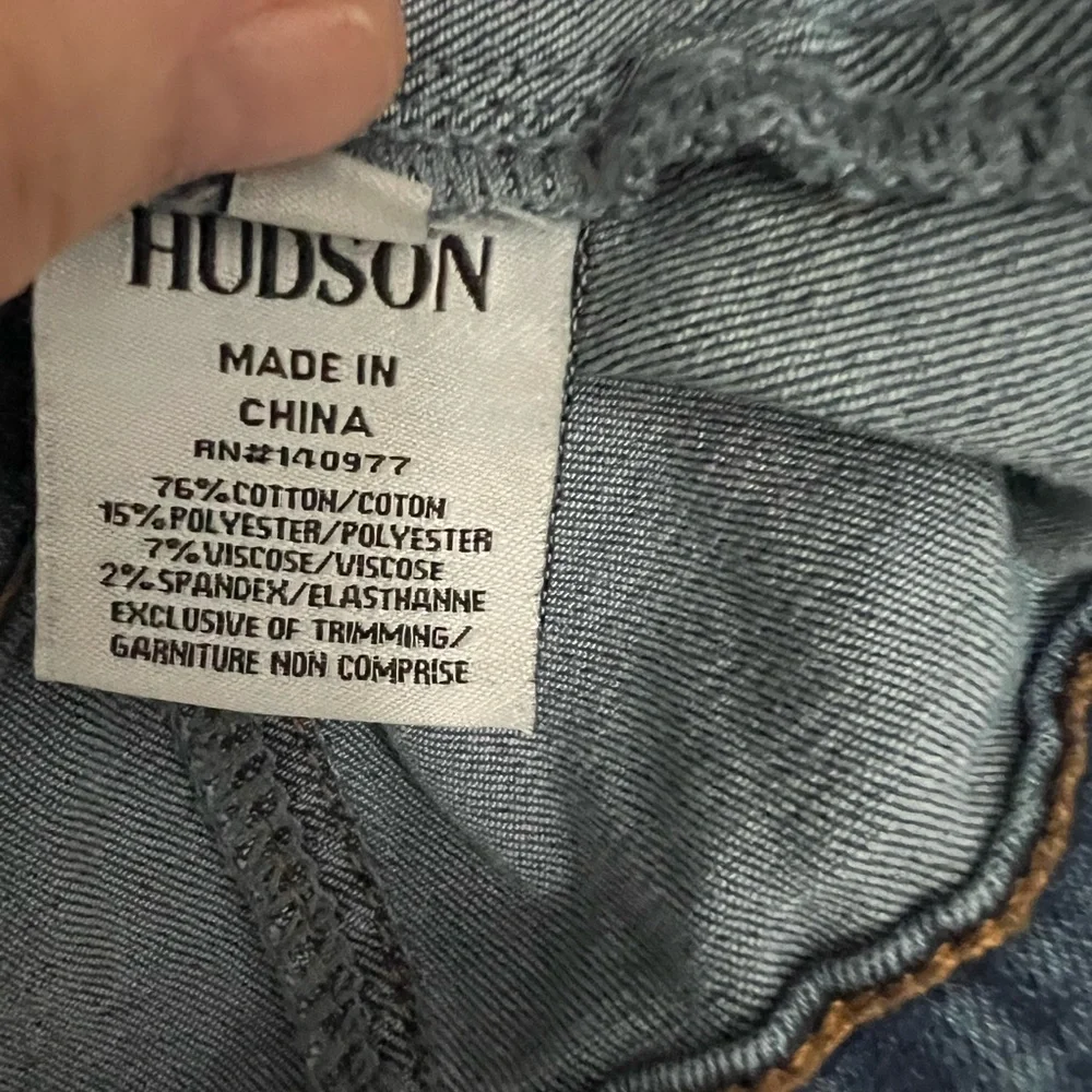 Youth size medium Hudson jeans (Nordstrom) denim jacket with buttons. Like new. - Picture 4 of 5